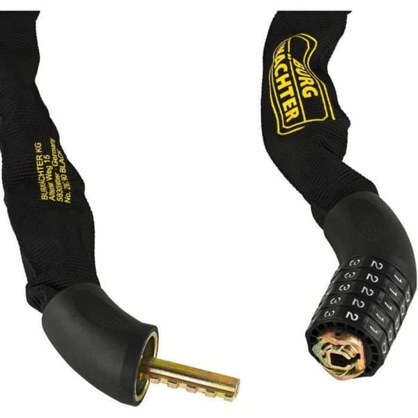 Hänglås med nyckel Burg-Wachter 280 C 90 BLACK Stål Rund