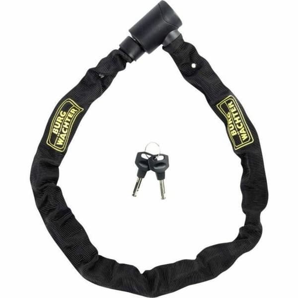 Nøgle hængelås Burg-Wachter 580 90 BLACK Rustfrit stål