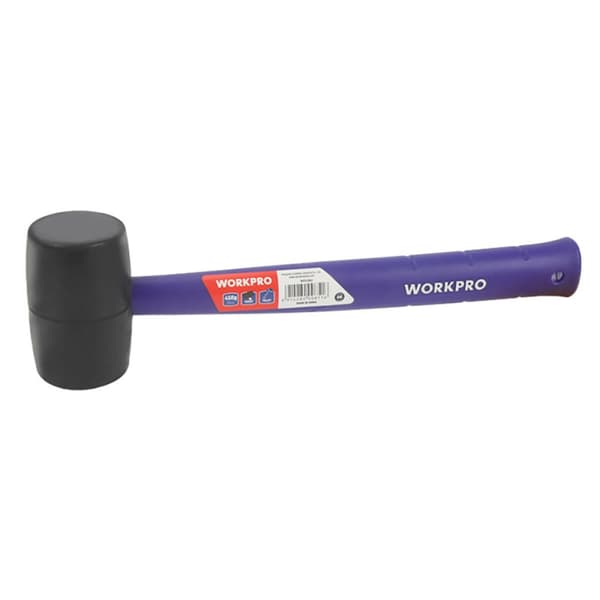 Gummi Mallet Workpro Hvid