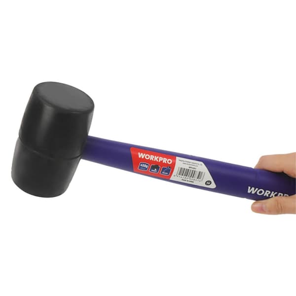 Gummi Mallet Workpro Hvid