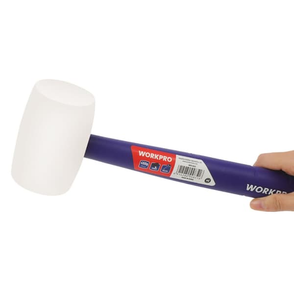 Gummiklubba Workpro Blå Vit