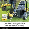 Miniatyrbillede 7 af 7: Elektrisk plæneklipper Powerplus Powxg6281 2000 W 230-240 V Ø 42 cm 25-80 mm