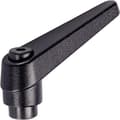 Miniatyrbild 1 av 3: HALDER Justerbar spännspak Svart d1 = 22 mm / d2=M10 - 24400.0424