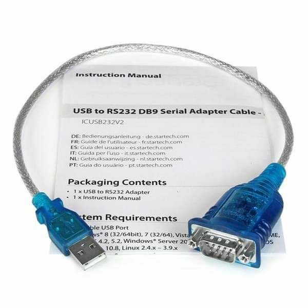 USB til RS232-adapter Startech ICUSB232V2 Grå