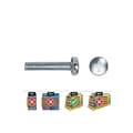 Miniatyrbild 1 av 2: Philips metrisk kupolskruv Din 7985 4x10 zinkplatta - GENERIC - Box 500 Uni