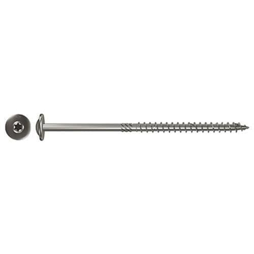 Fischer 657435 Träskruv 6 mm 100 mm 6-kant galvaniserad 100 st - 4048962125771