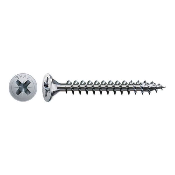 Box 50 st. träskruv spax hytt. platt wirox 3,5x40mm spax