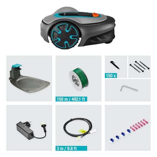 Ruohonleikkuurobotti Gardena Smart Sileno 15201-34 250 m