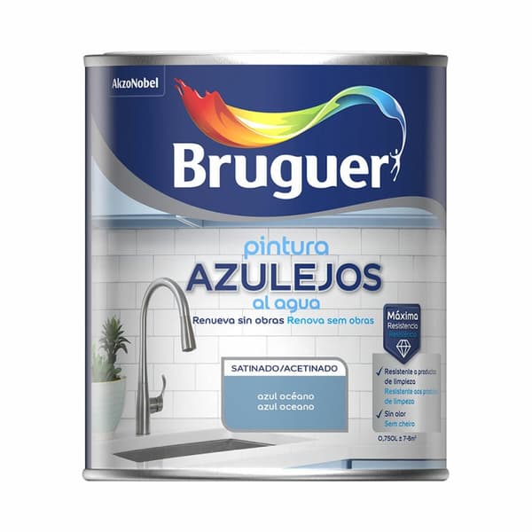 Måla Bruguer Azul Océano 750 ml Beläggningssten och kakel