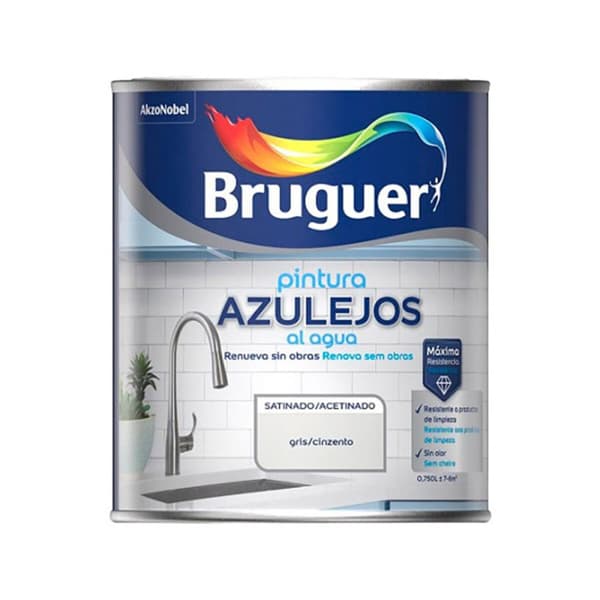 Maling Bruguer Grå 750 ml Brostein og fliser