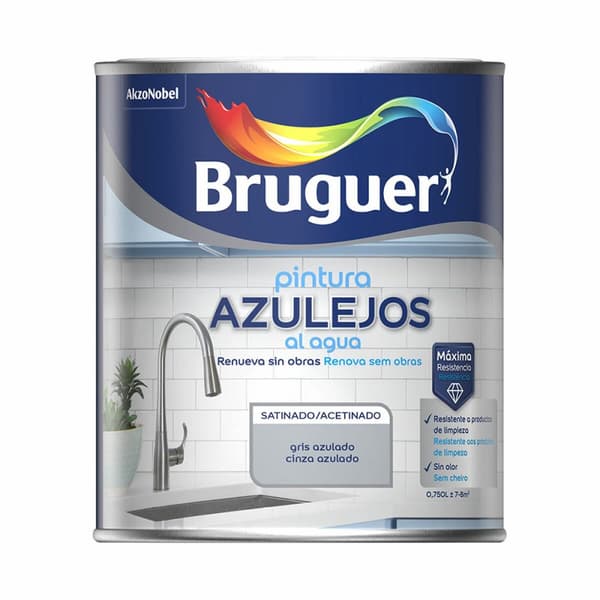 Maling Bruguer Grå 750 ml Brostein og fliser