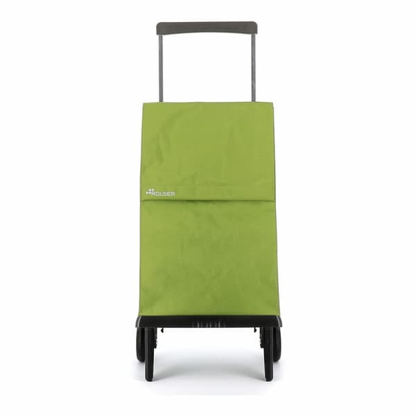 Ostoskärry Rolser Plegamatic Original MF Lime väri 40 L Taitettava