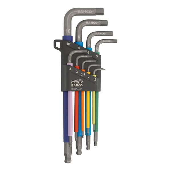 Insexnyckelsats Bahco 1,5 mm - 10 mm 9 Delar