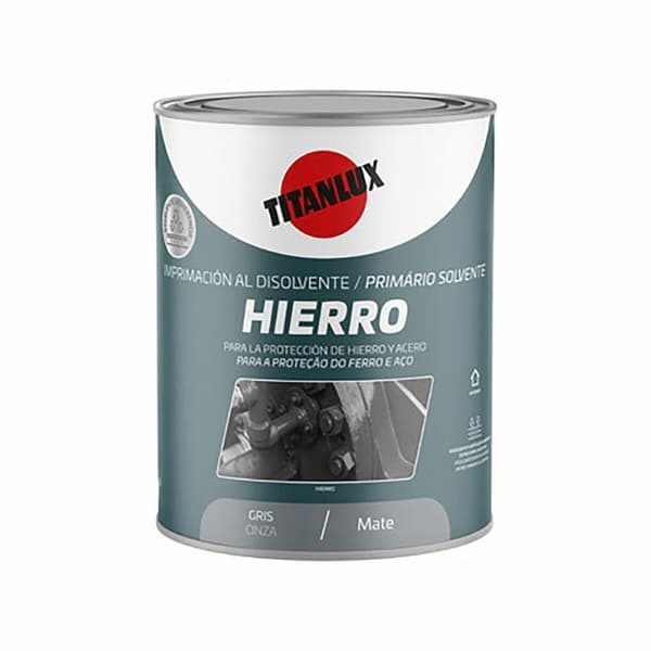 Grundfärg Titanlux Grå Matt 750 ml Metall