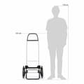 Miniatyrbilde 7 av 7: Handlevogn Rolser i-max mf 6 Rød 47,5 x 39,5 x 107 cm 43 L Sammenleggbar