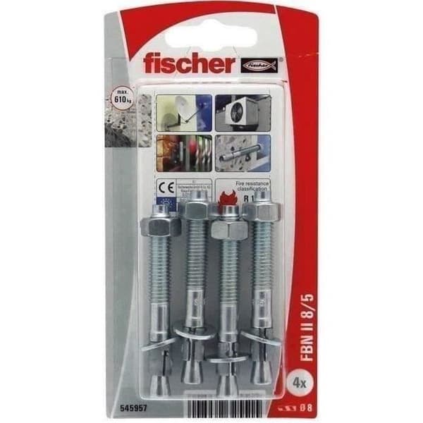 FISCHER - Goujons fbn ii 8/5-4k blister om 10