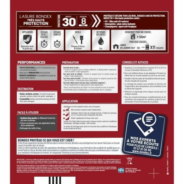 Grundfärg Bondex Satinfinish 5 L