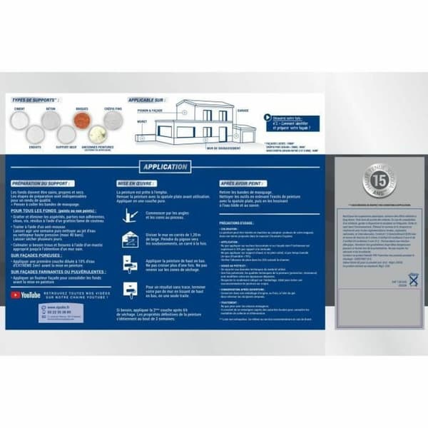 Grunderingsmaling Ripolin Mat 10 L