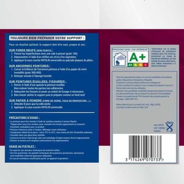 Grunderingsmaling Ripolin Hvid 10 L Mat