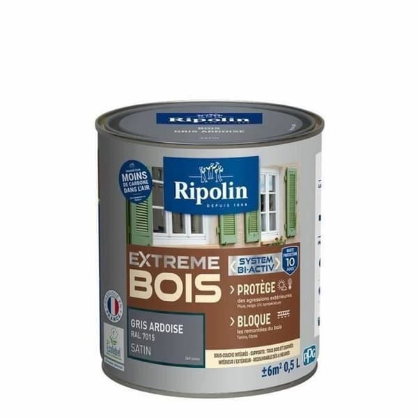 Pohjamaali Ripolin Harmaa Satiiniviimeistely 500 ml