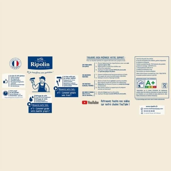 Pohjamaali Ripolin noir Satiiniviimeistely 2,5 L