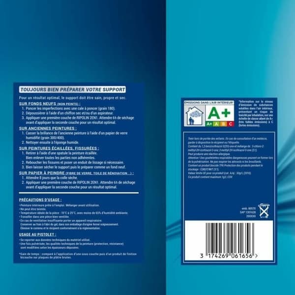 Grunderingsmaling Ripolin Hvid Mat 10 L