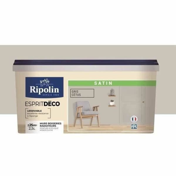 Grundfärg Ripolin Grå Satinfinish