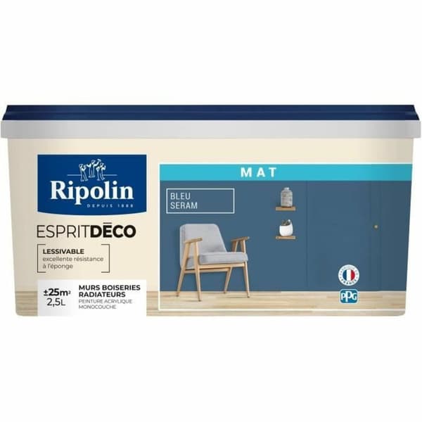 Grundfärg Ripolin Blå Matt 2,5 L