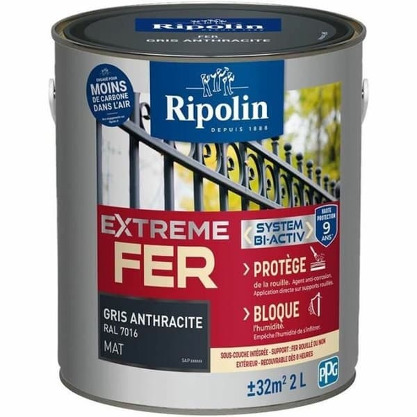 Grundfärg Ripolin Grå Matt 2 L