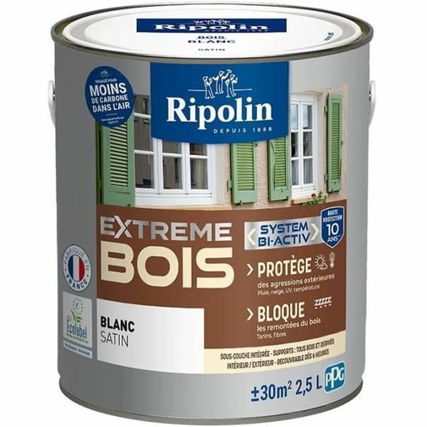 Grundfärg Ripolin Vit Satinfinish 2,5 L