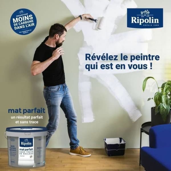 Grundfärg Ripolin Vit Matt 2,5 L