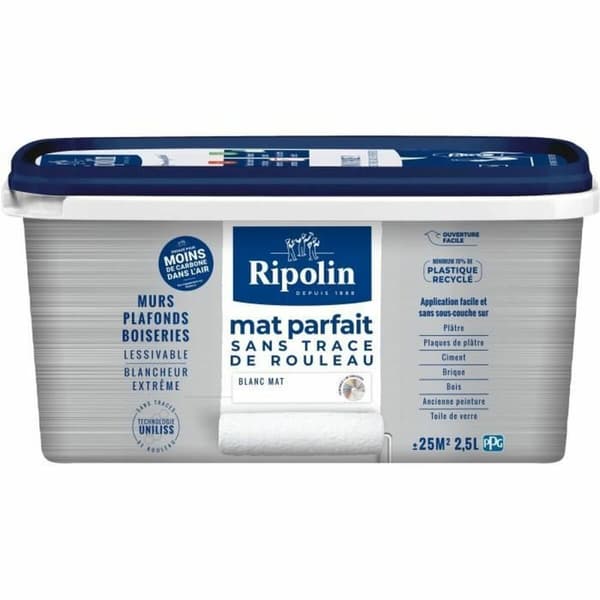 Grundfärg Ripolin Vit Matt 2,5 L