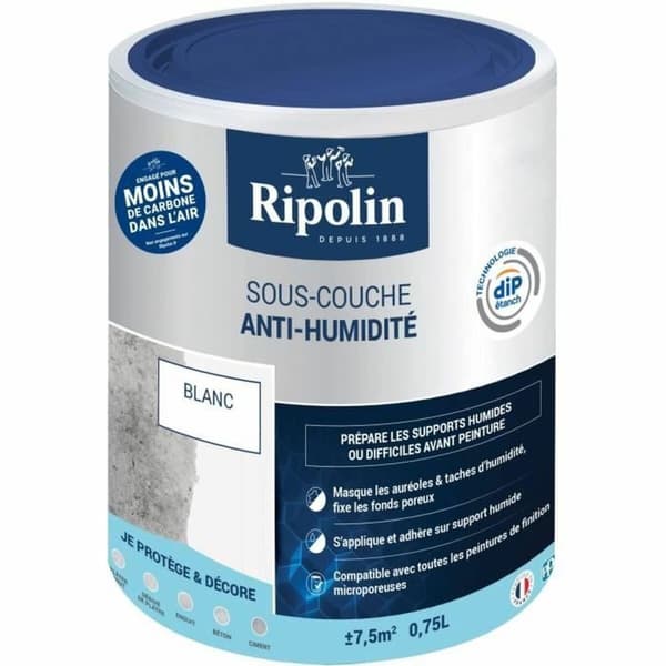 Grundfärg Ripolin Vit Matt 0,75 L