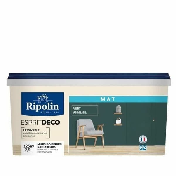 Grunningmaling Ripolin Vert Matt