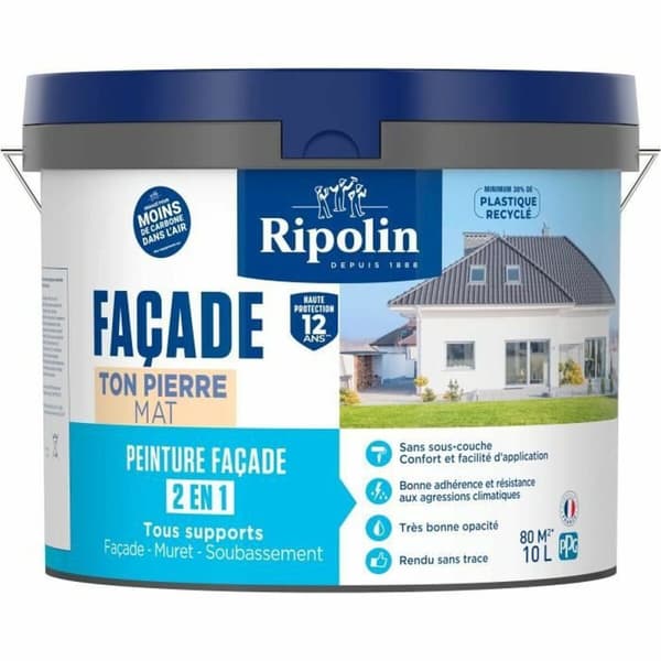 Grunningmaling Ripolin Beige Matt 10 L