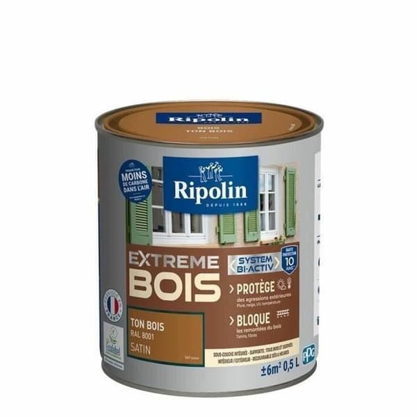 Pohjamaali Ripolin Ruskea Satiiniviimeistely 500 ml