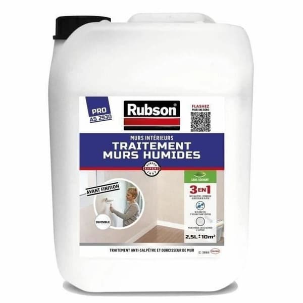 Grundfärg Rubson Transparent Matt 2,5 L