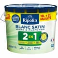 Miniatyrbillede 1 af 5: Grunderingsmaling Ripolin Hvid Satin finish 12 L