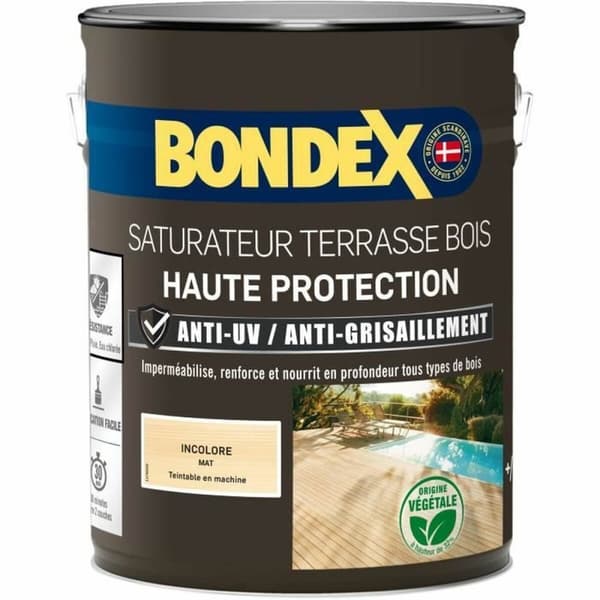 Grunderingsmaling Bondex Mat 5 L Gennemsigtig