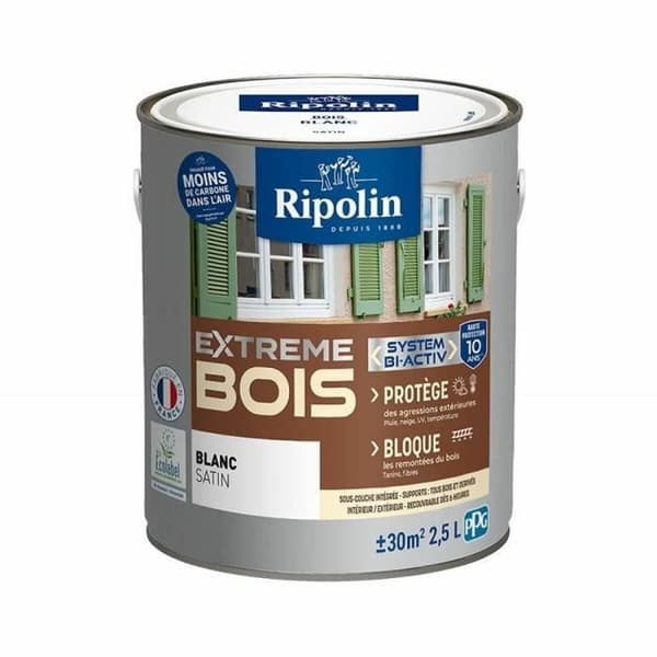 Grunderingsmaling Ripolin Hvid Satin finish 2,5 L