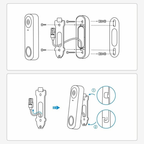 Smart interntelefon med video Reolink (24 V) (12 - 24 V)