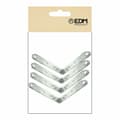Pikkukuva 3 / 5: Kulmaviivain EDM 86094 an24 Ruostumaton teräs 10 x 10 x 1,9 cm 4 osaa