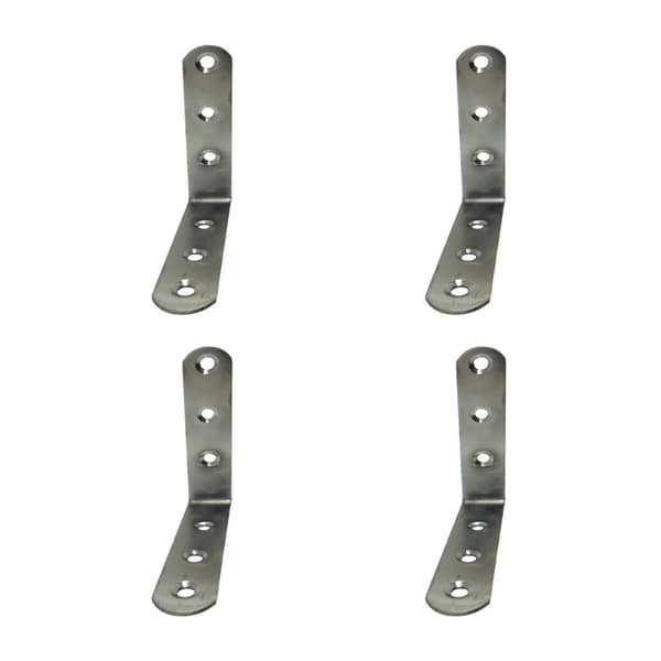 Kulmaviivain EDM 86094 an24 Ruostumaton teräs 10 x 10 x 1,9 cm 4 osaa