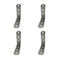 Pikkukuva 1 / 5: Kulmaviivain EDM 86094 an24 Ruostumaton teräs 10 x 10 x 1,9 cm 4 osaa