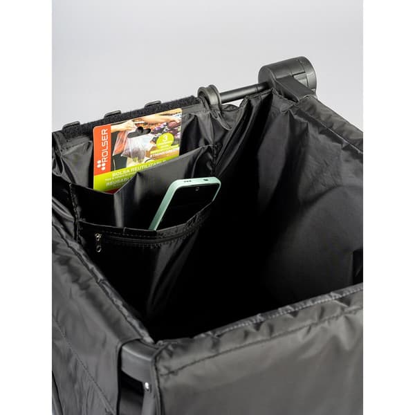 Ostoskärry Rolser basket mf 4b Musta 50 L