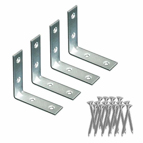 Kulmaviivain EDM 86086 an02 Teräs 8 x 8 x 1,5 cm 4 osaa