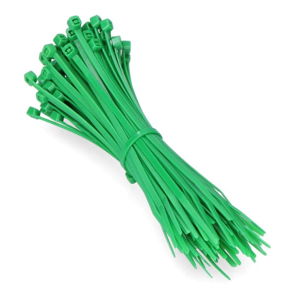 Nylon nippusiteet Fischer Vihreä 15 cm (100 osaa)