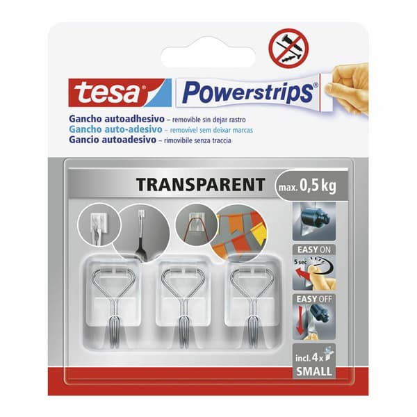 Upphängningskrok TESA Powerstrips S Sjävhäftande