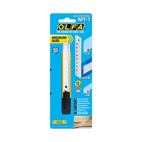 Skæreredskab Olfa mt-1 12,5 mm Sort Rustfrit stål