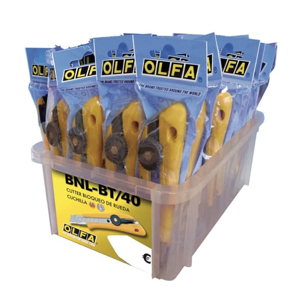 Skæreredskab Olfa bnl-bt/40 Gul 18 mm Plastik
